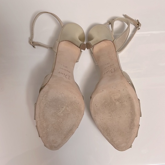 DIOR Karma Sandal shimmery beige 38.5 - Picture 4 of 6